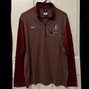 Nike Running Long Sleeve Florida State Seminoles Football NCAA - Large NEW!